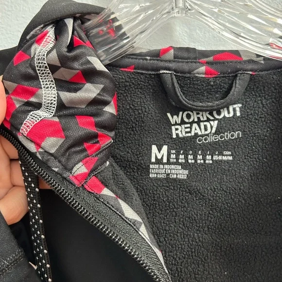 Reebok Black Women's Zip-Up Hoodie - Picture 3 of 3